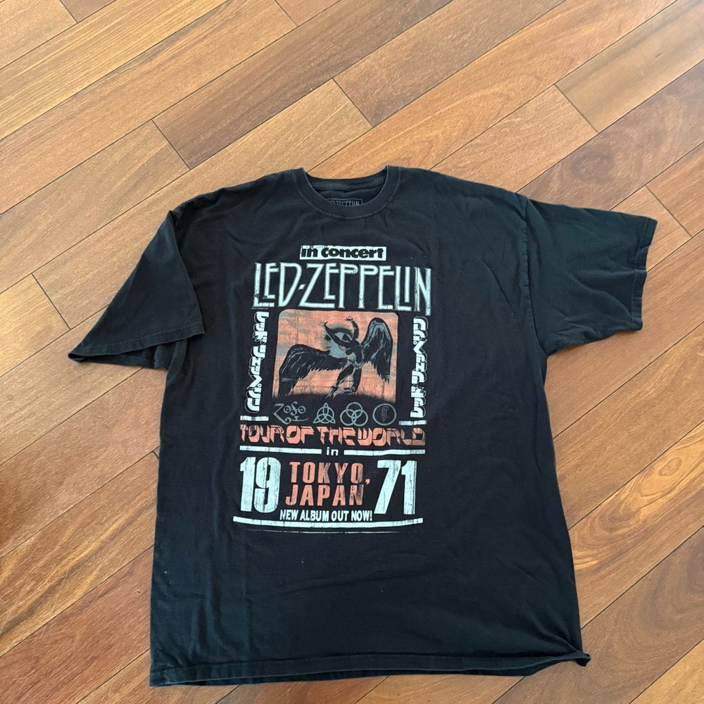 Vintage Black Graphic LED Zepplin T-Shirt